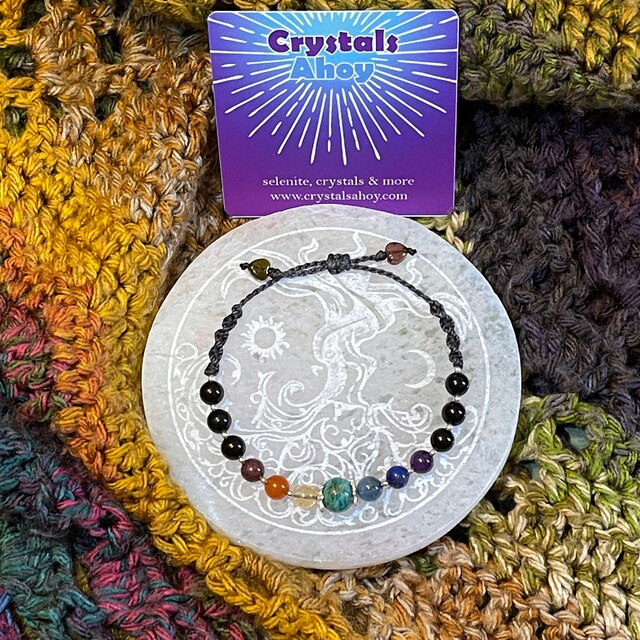 Aura Tree of Life Selenite Charging Plate — Sacred Geometry Altar Cleansing Slab