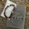 Aura Grounding Fire Quartz Strand — Red Tiger's Eye, Carnelian & Obsidian (Queue #24)