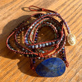 Aura Inner Peace Wrap — Lapis Lazuli & Mixed Gemstones