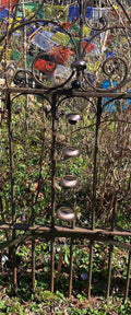 Aura Sanctuary Five-Tier Temple Bells — Rustic Resonance Windchime