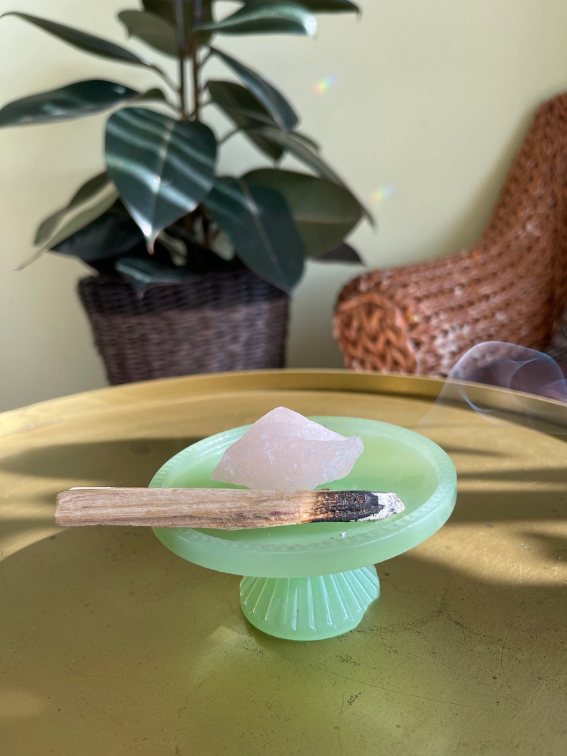 Aura Abundance Smudging Set — Citrine Crystal & Sacred Palo Santo
