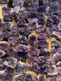 Aura Tranquility Amethyst Cluster — Deep Violet Geode Altar Anchor (Style 2)