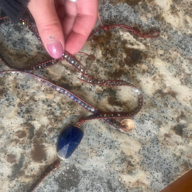 Aura Inner Peace Wrap — Lapis Lazuli & Mixed Gemstones