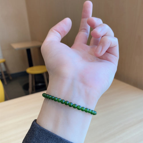Aura Abundant Malachite Strand — Heart Chakra Alignment & Protection Talisman