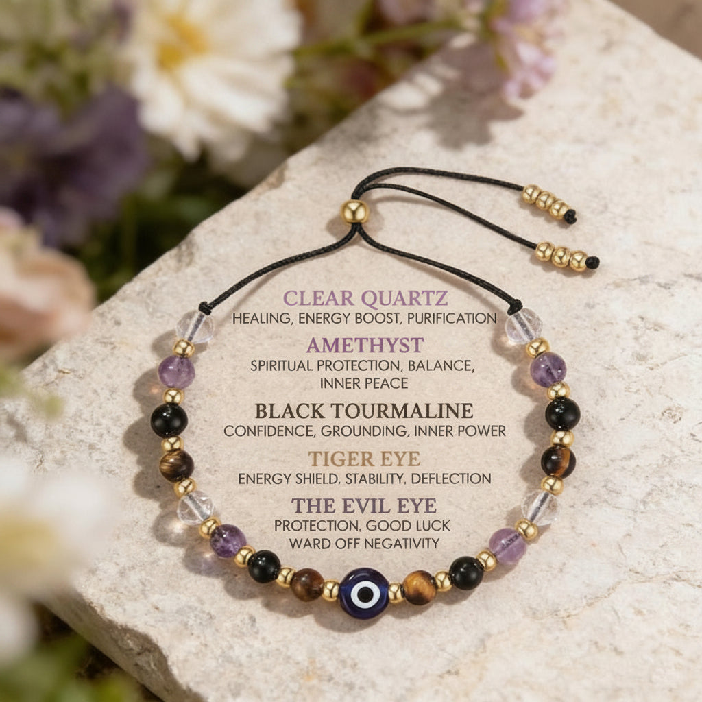 Aura Intuition & Peace Wrap — February Birthstone Amethyst (Queue #19)