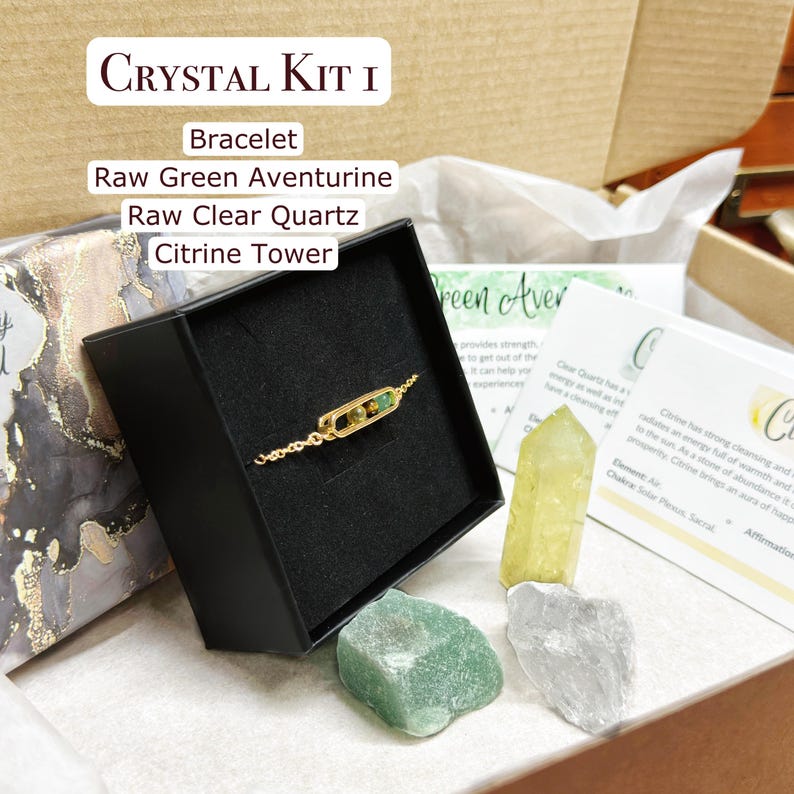 Aura Wealth & Abundance Strand — Citrine, Pyrite & Tiger's Eye (Queue #20)