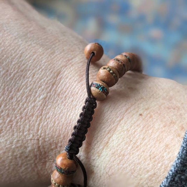 Aura Tibetan Dzi 3-Eye Agate Strand — Protection & Inner Strength Talisman (Queue #4)