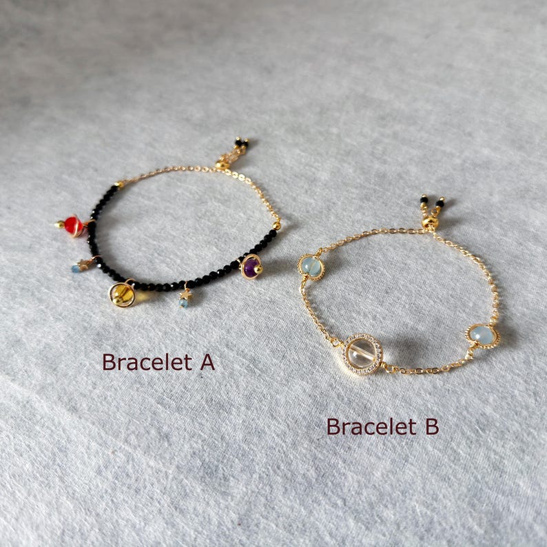 Aura Aries Celestial Alignment Strand — Carnelian & Citrine Stacking Set
