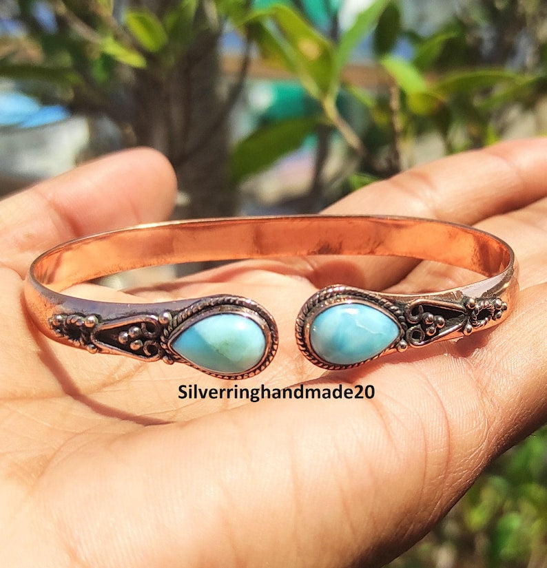 Aura Pure Solid Copper Bangle — Metaphysical Bio-energy Alignment (Queue #17)