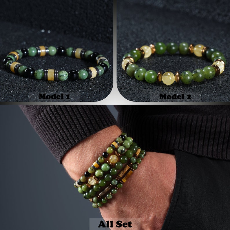 Aura Wealth & Abundance Strand — Citrine, Pyrite & Tiger's Eye (Queue #3)