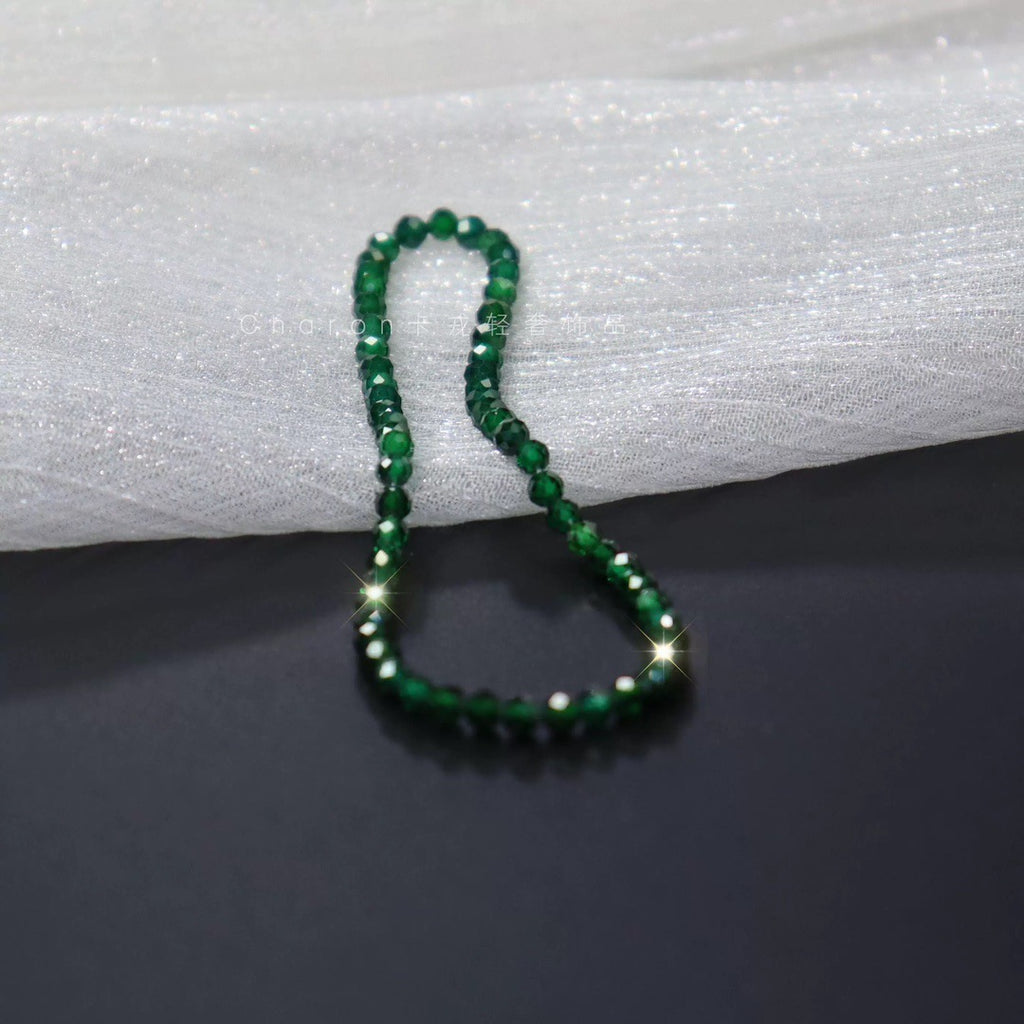 Aura Abundant Malachite Strand — Heart Chakra Alignment & Protection Talisman