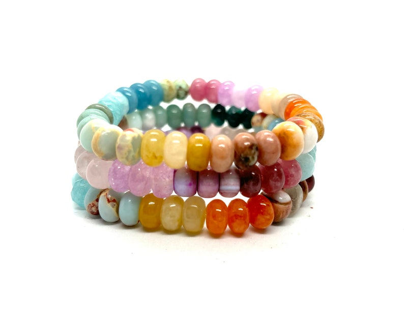 Aura Lucky Jade Bangle — Real Green Jadeite Bead Wristband (Queue #5)