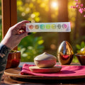 Aura Seven Chakras Selenite Charging Plate — Multi-Chakra Alignment Cleansing Slab
