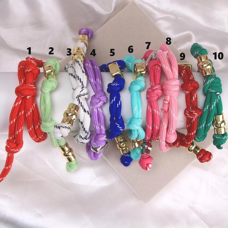 Aura Initial Knotted Bracelet — Custom Bubble Letter Alignment