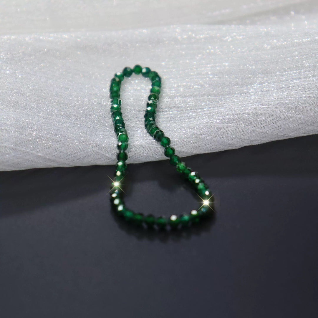Aura Abundant Malachite Strand — Heart Chakra Alignment & Protection Talisman
