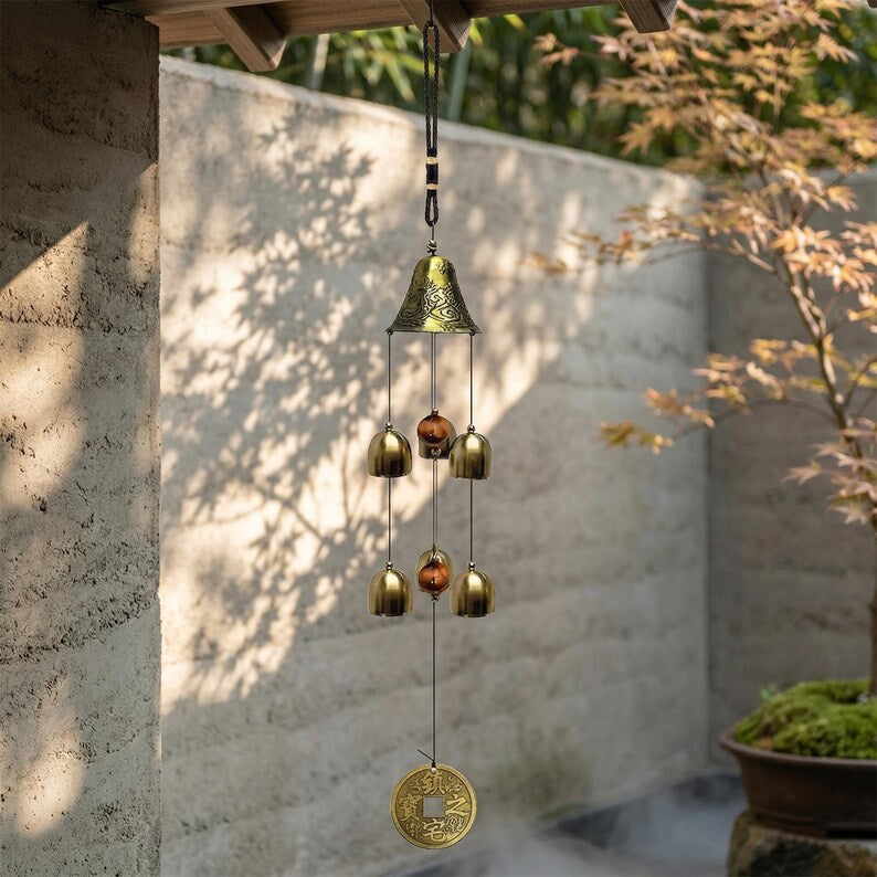 Aura Dragon Feng Shui Prosperity Bell — Ancient Abundance Windchime