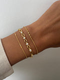 Dainty Twin Chain Bracelet Set — Minimalist Light & Twist Strands
