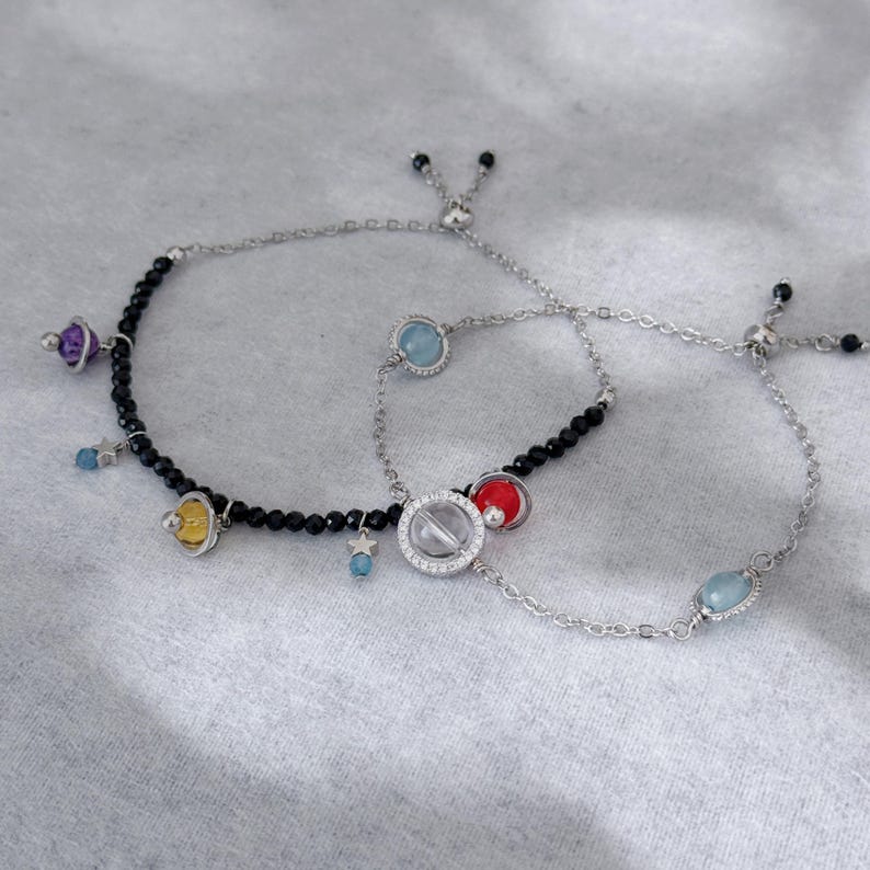 Aura Aries Celestial Alignment Strand — Carnelian & Citrine Stacking Set