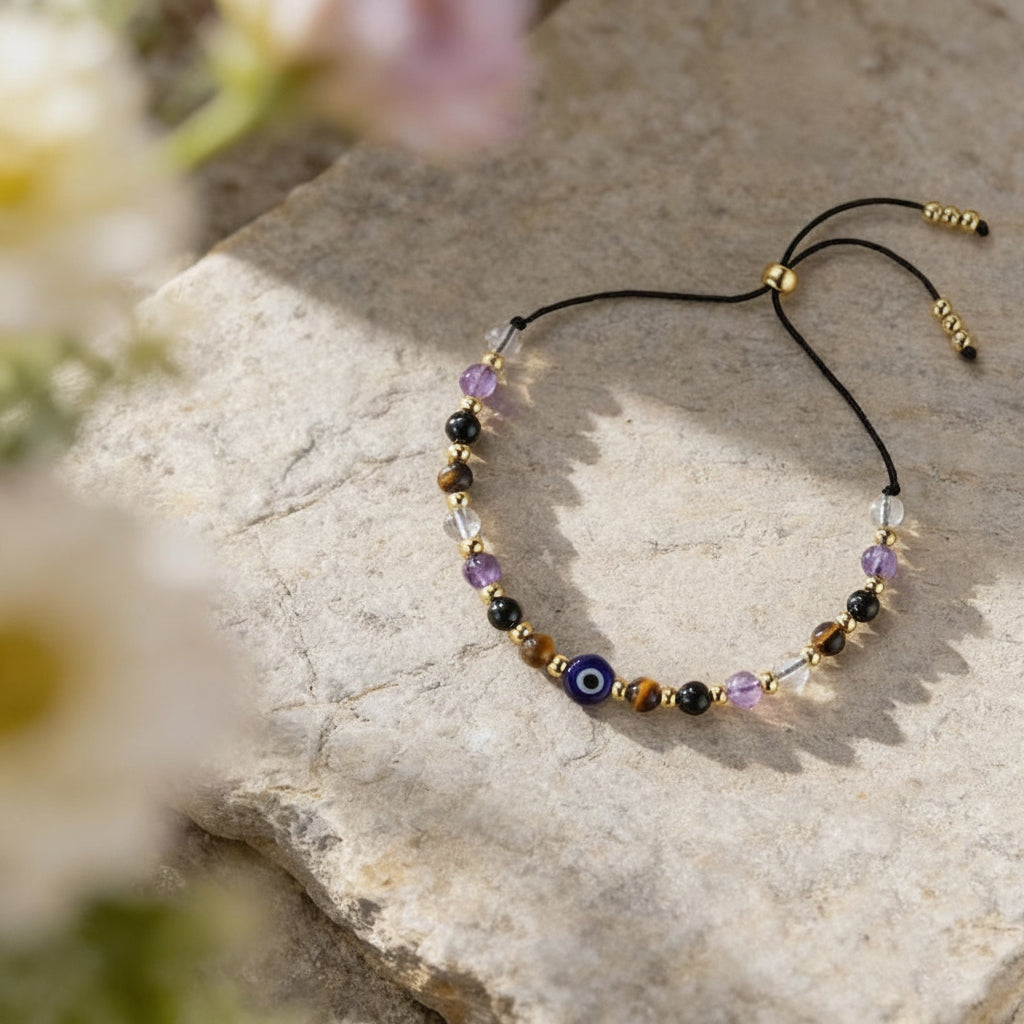 Aura Intuition & Peace Wrap — February Birthstone Amethyst (Queue #19)