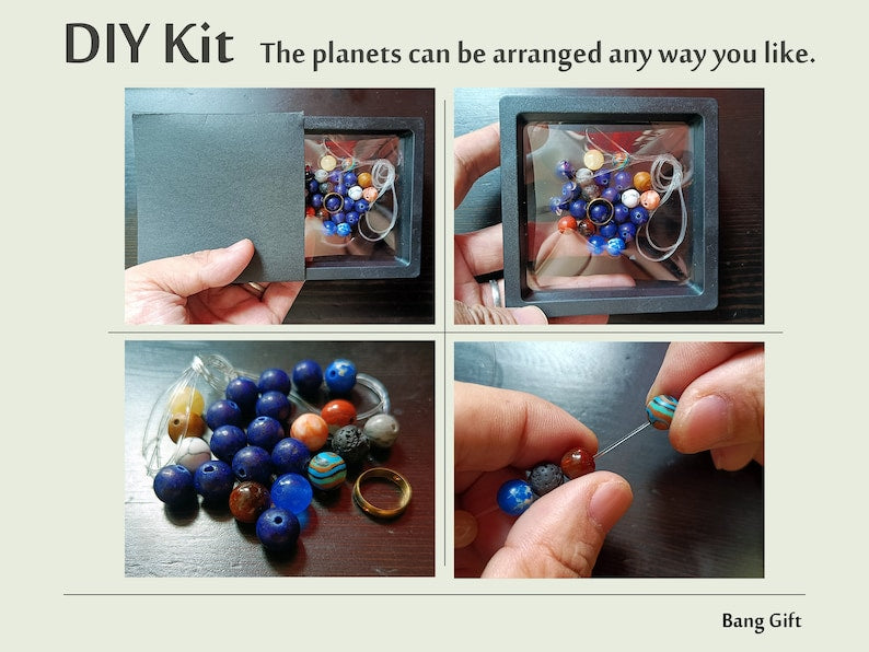 Cosmic Harmony Solar System Bracelet — Celestial Planet Alignment