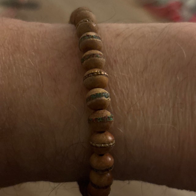 Aura Tibetan Dzi 3-Eye Agate Strand — Protection & Inner Strength Talisman (Queue #4)
