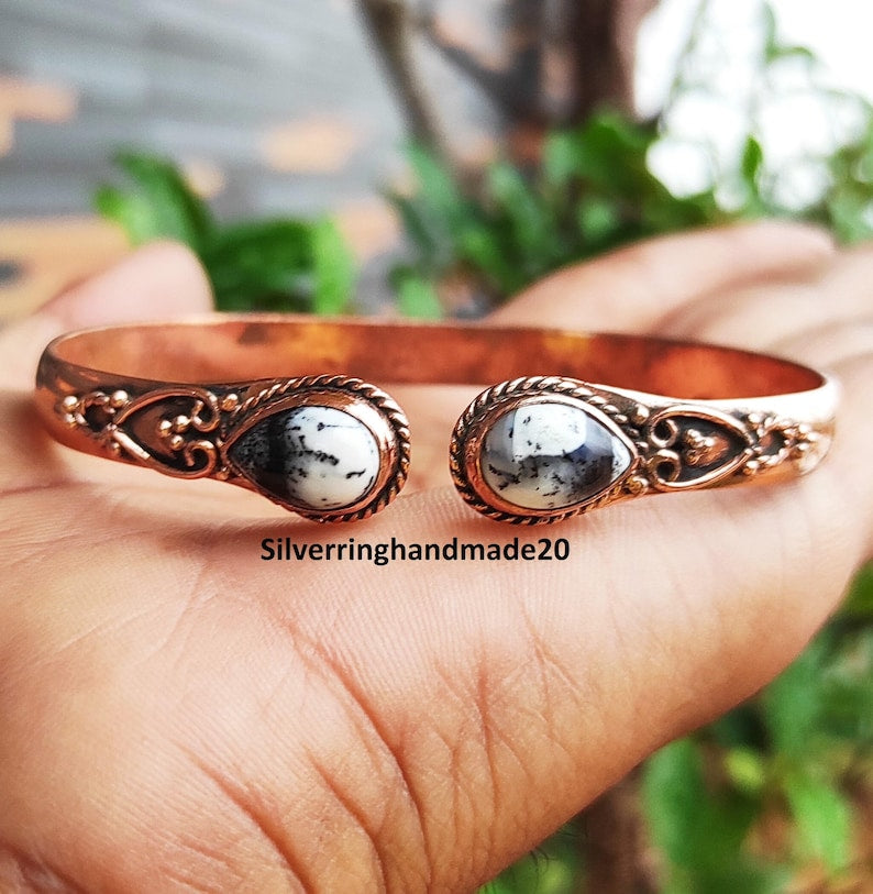 Aura Pure Solid Copper Bangle — Metaphysical Bio-energy Alignment (Queue #17)