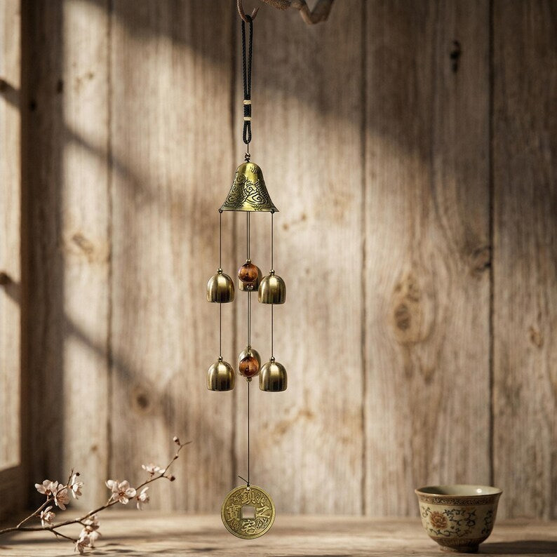 Aura Dragon Feng Shui Prosperity Bell — Ancient Abundance Windchime