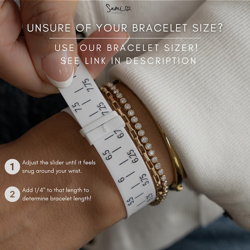 Aura Bezel Oval Tennis Strand — 14K Gold & Rhodium Plated Solitaire Bracelet