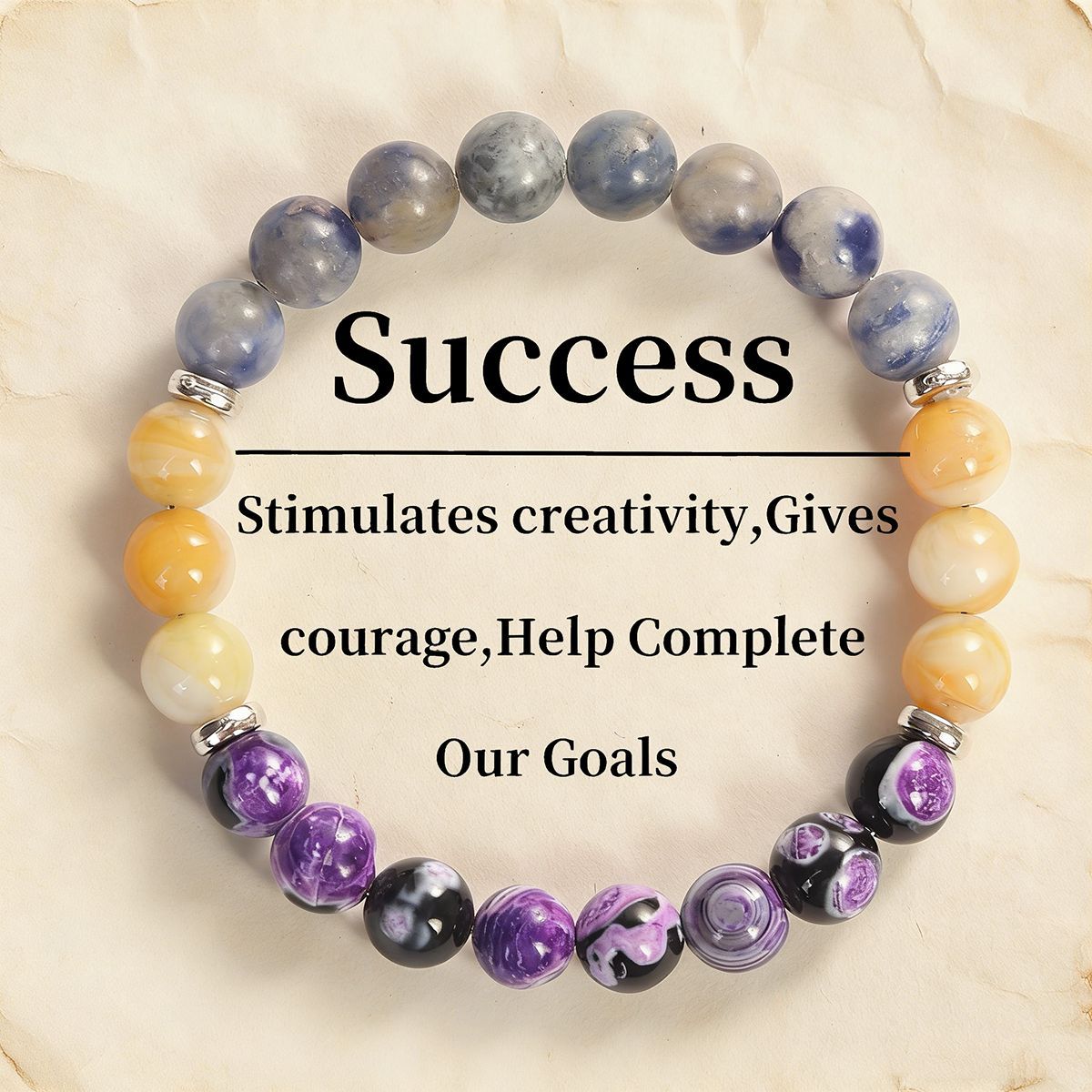 Executive Focus: Sodalite & Tiger's Eye Success & Foresight Bracelet