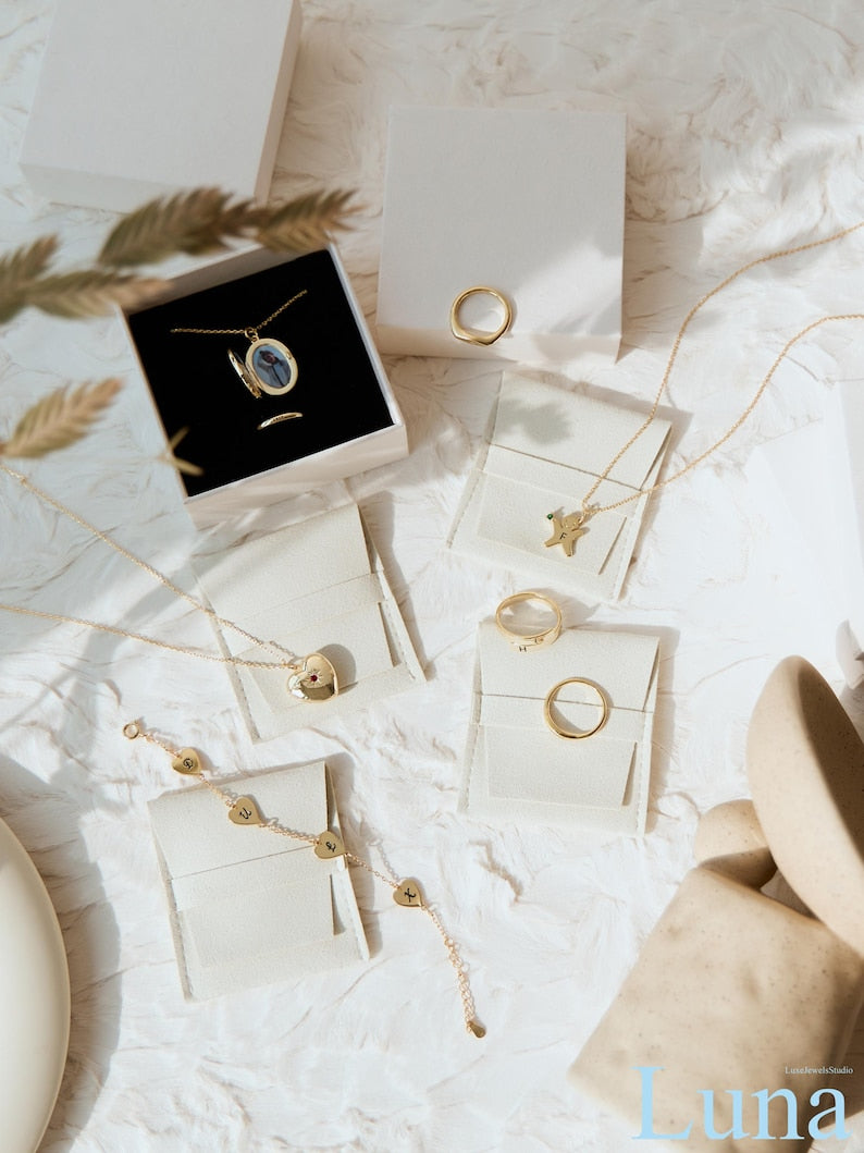 Aura Custom Constellation Cuff — 14K Gold Personalized Birthstone Bracelet