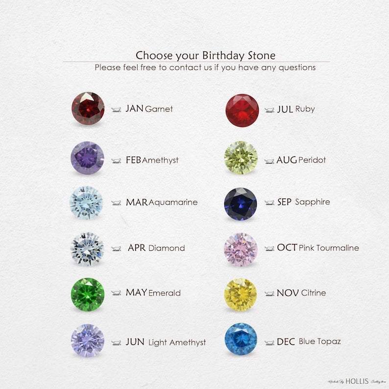 Aura Baguette Birthstone Bracelet — Custom Family Alignment Talisman