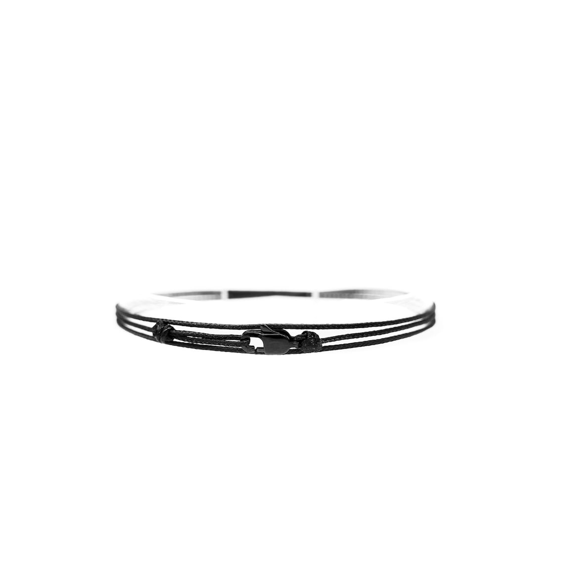 Aura Ocean Carabiner Wrap — Waterproof Surfer Cord & Stainless Steel Bracelet