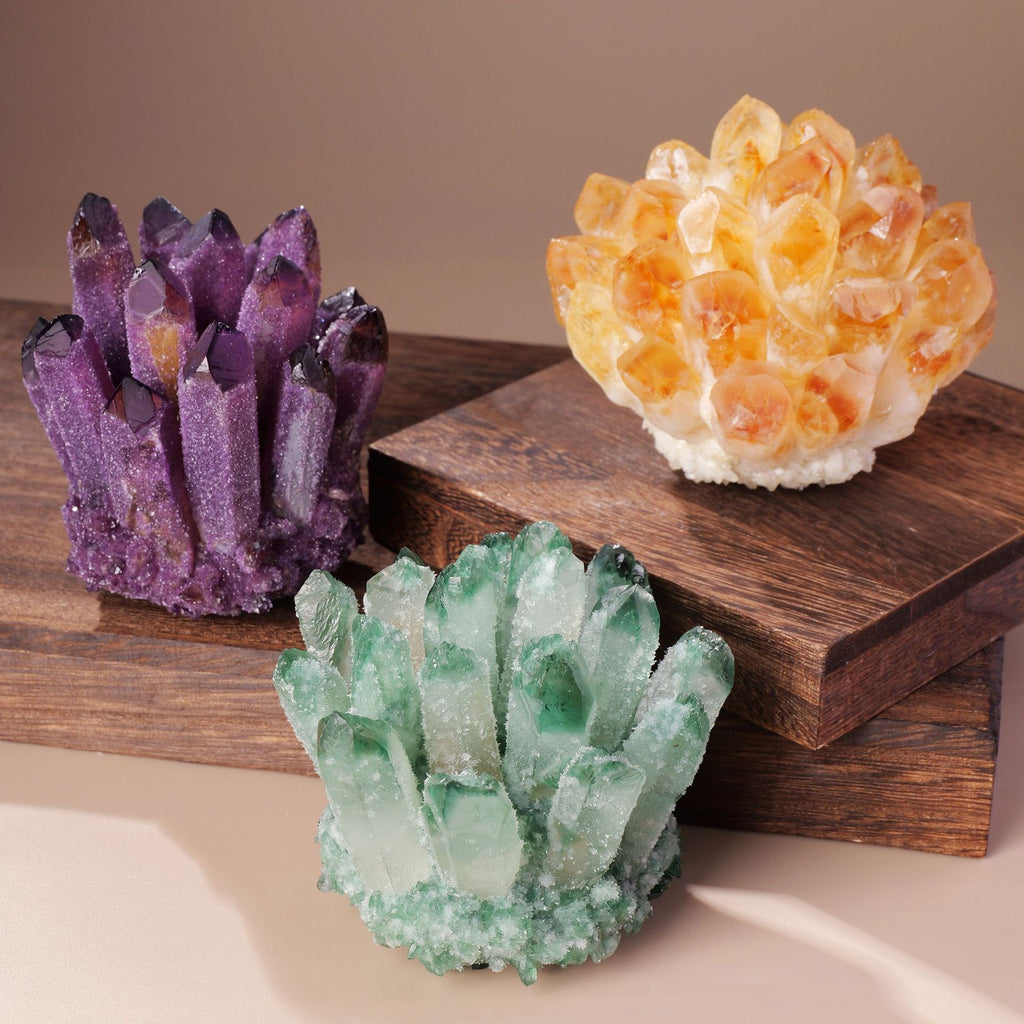Aura Grounding Smoky Quartz Cluster — Raw Geode Altar Anchor
