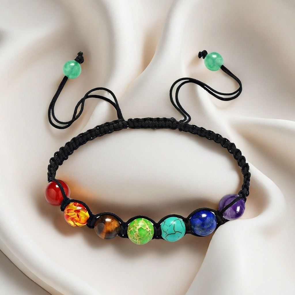 Vintage-Style Natural Stone Mixed Strand - 7 Chakras Alignment