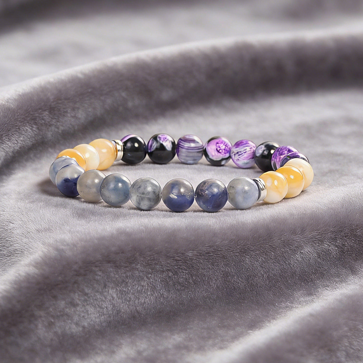 Executive Focus: Sodalite & Tiger's Eye Success & Foresight Bracelet