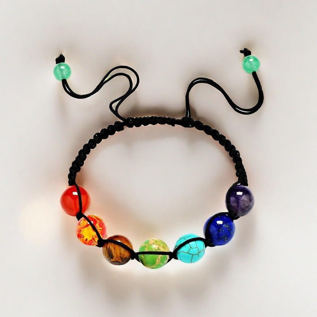 Vintage-Style Natural Stone Mixed Strand - 7 Chakras Alignment