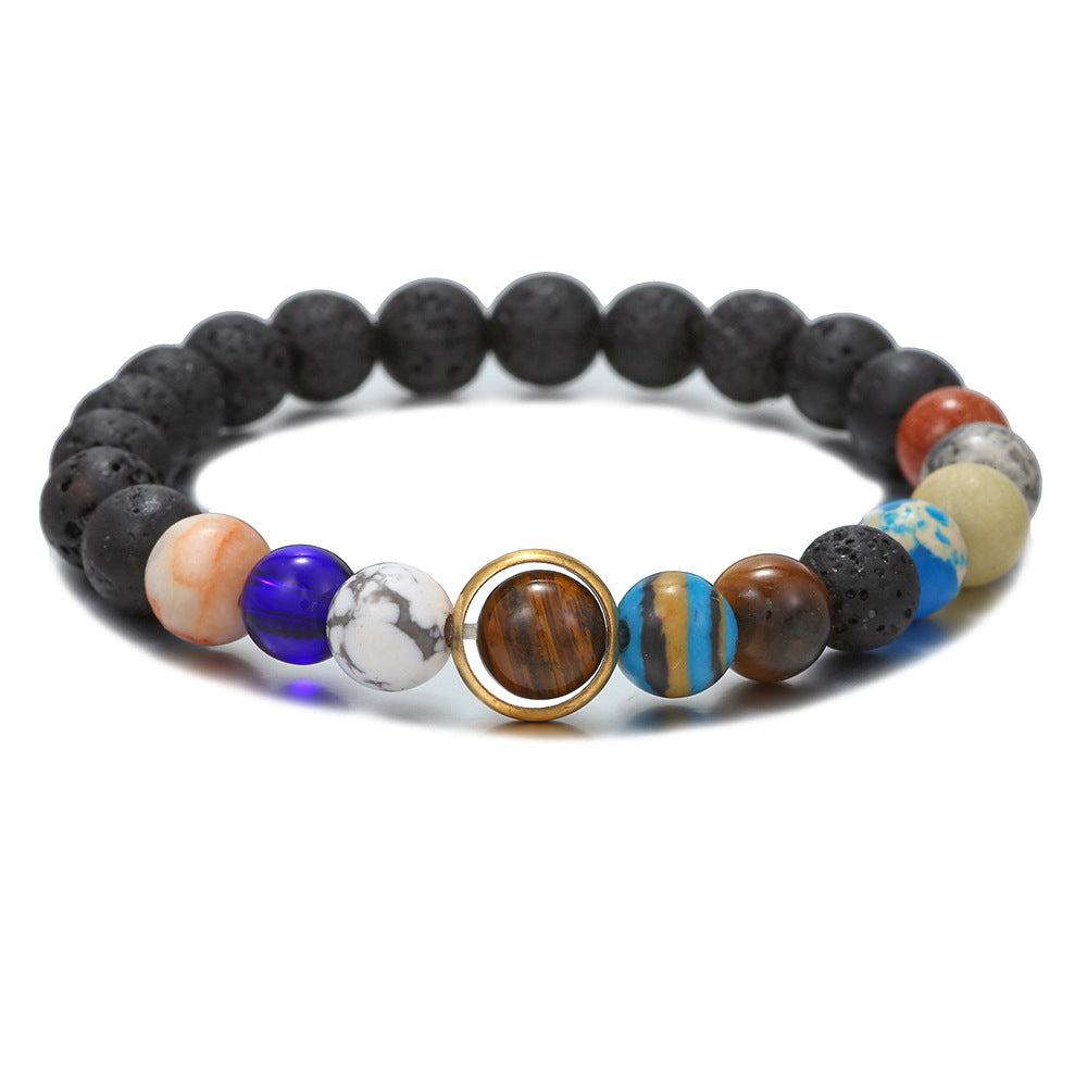 Cosmic Harmony Solar System Bracelet — Celestial Planet Alignment
