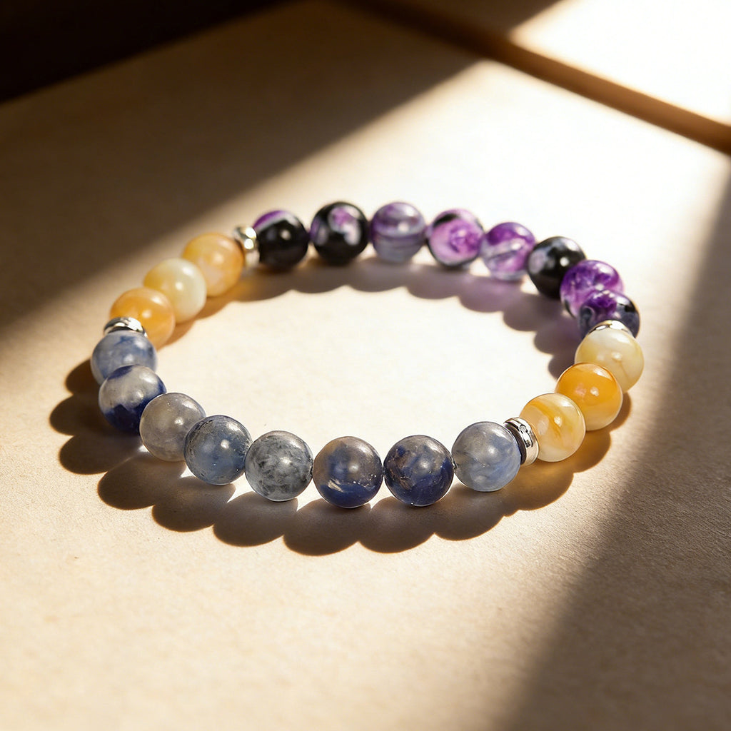 Executive Focus: Sodalite & Tiger's Eye Success & Foresight Bracelet