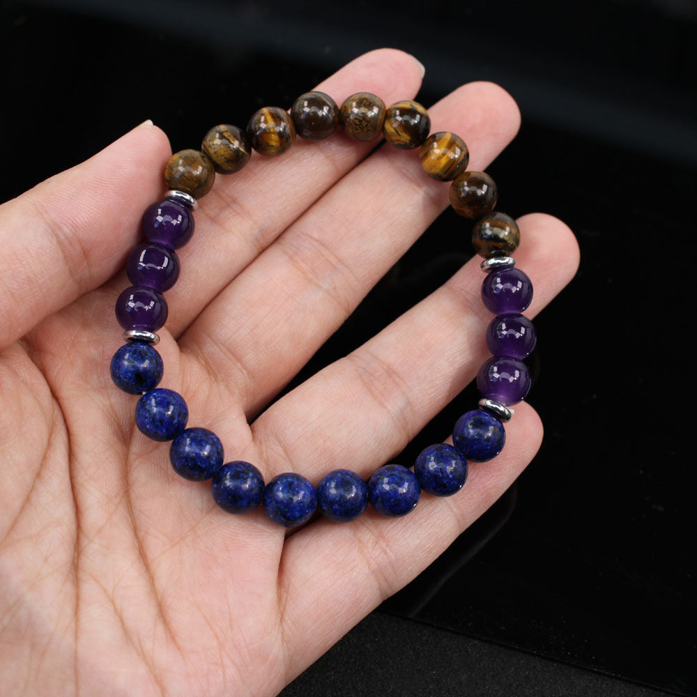 Nervous System Sanctuary: Sodalite & Blue Lace Agate Stress Relief Bracelet