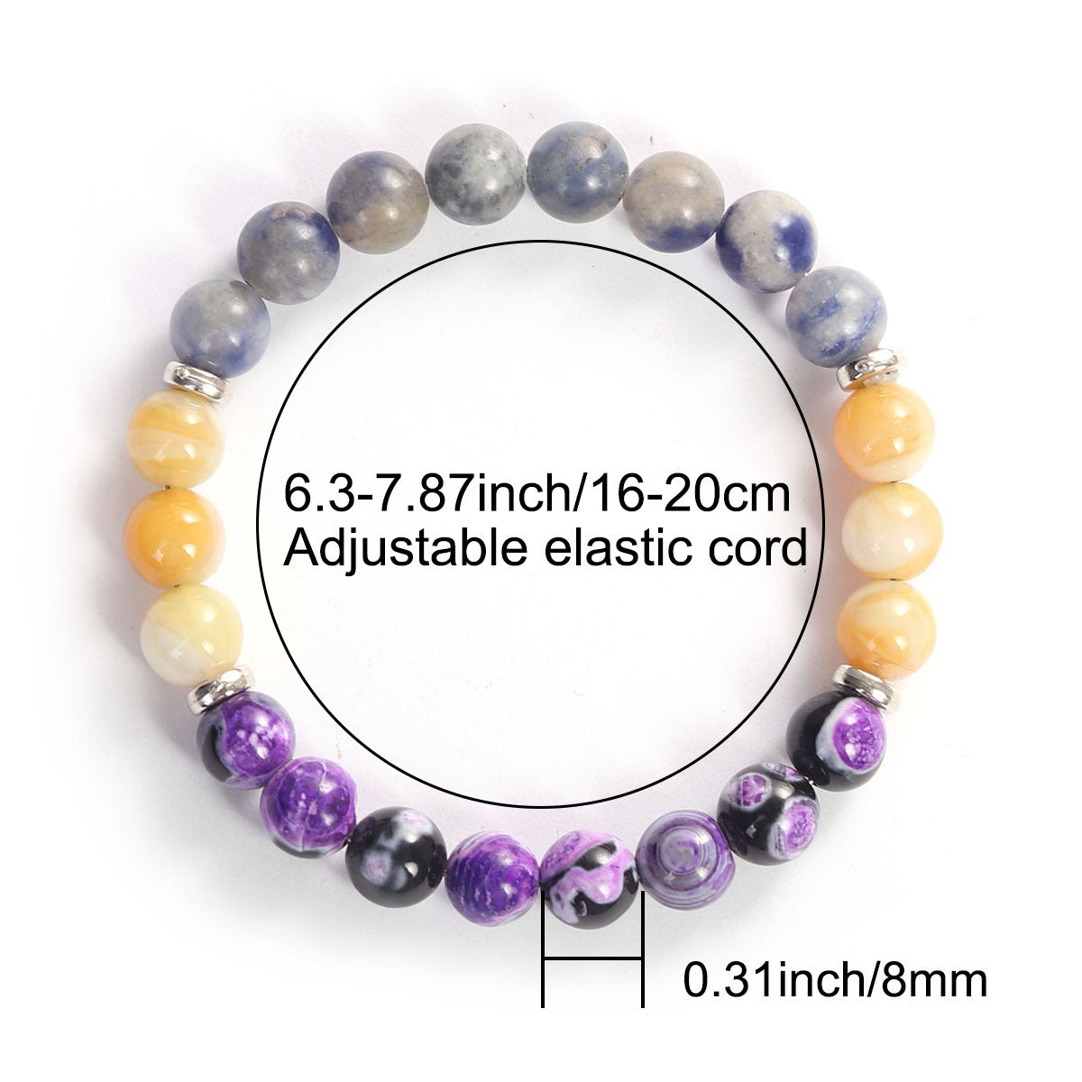 Executive Focus: Sodalite & Tiger's Eye Success & Foresight Bracelet