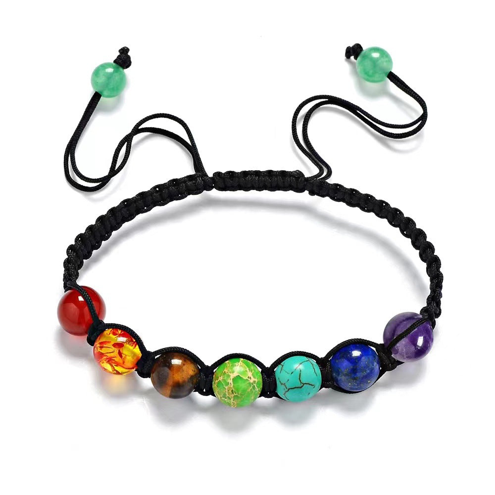 Vintage-Style Natural Stone Mixed Strand - 7 Chakras Alignment