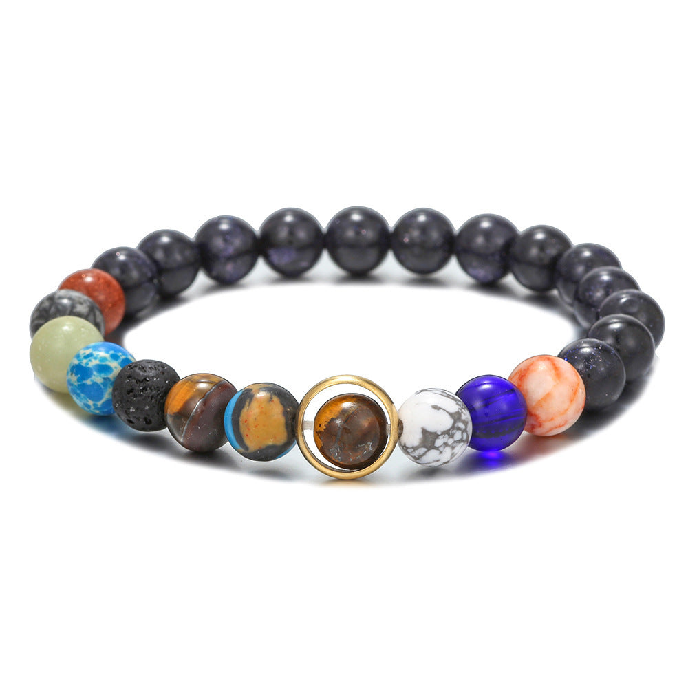 Cosmic Harmony Solar System Bracelet — Celestial Planet Alignment