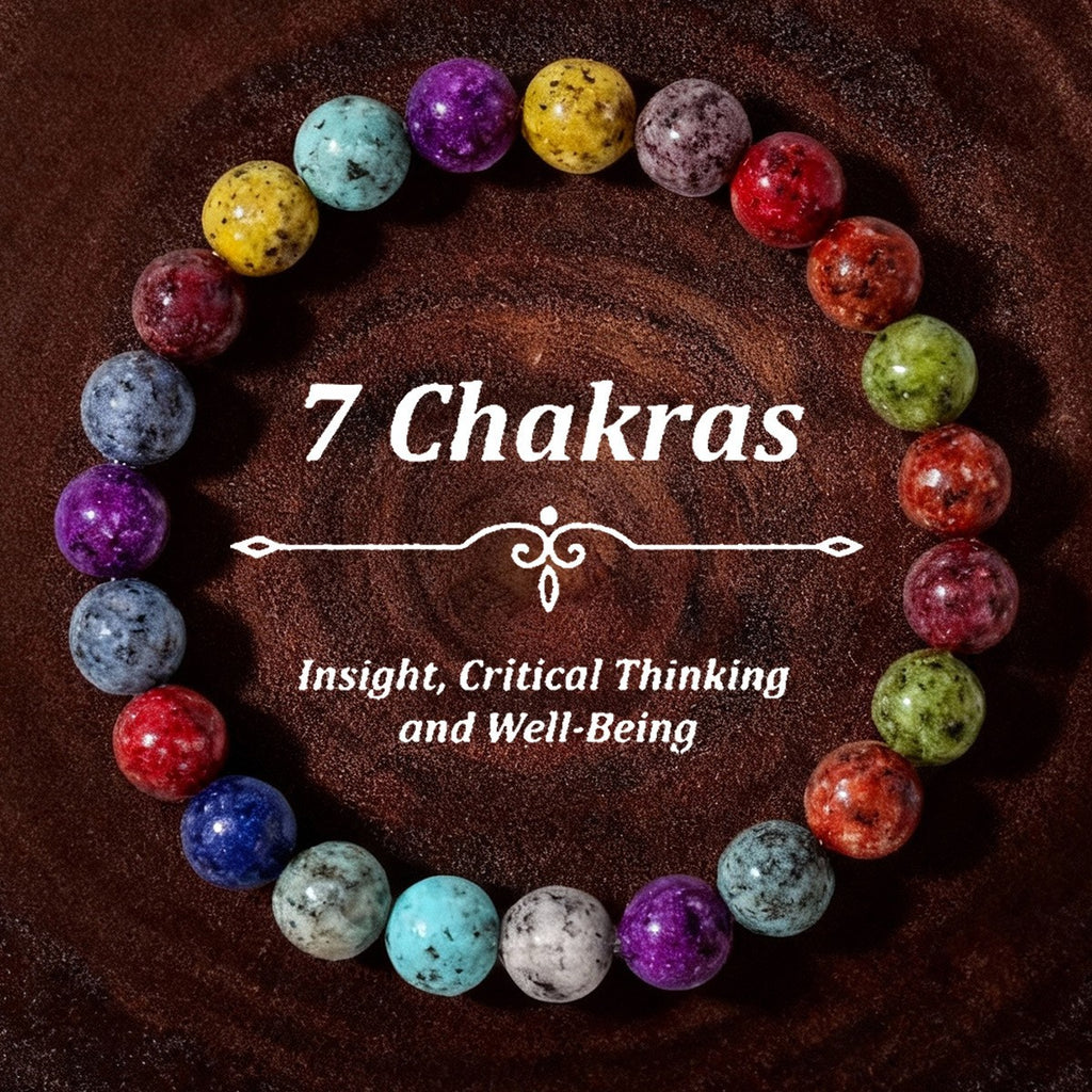 Vintage-Style Natural Stone Mixed Strand - 7 Chakras Alignment