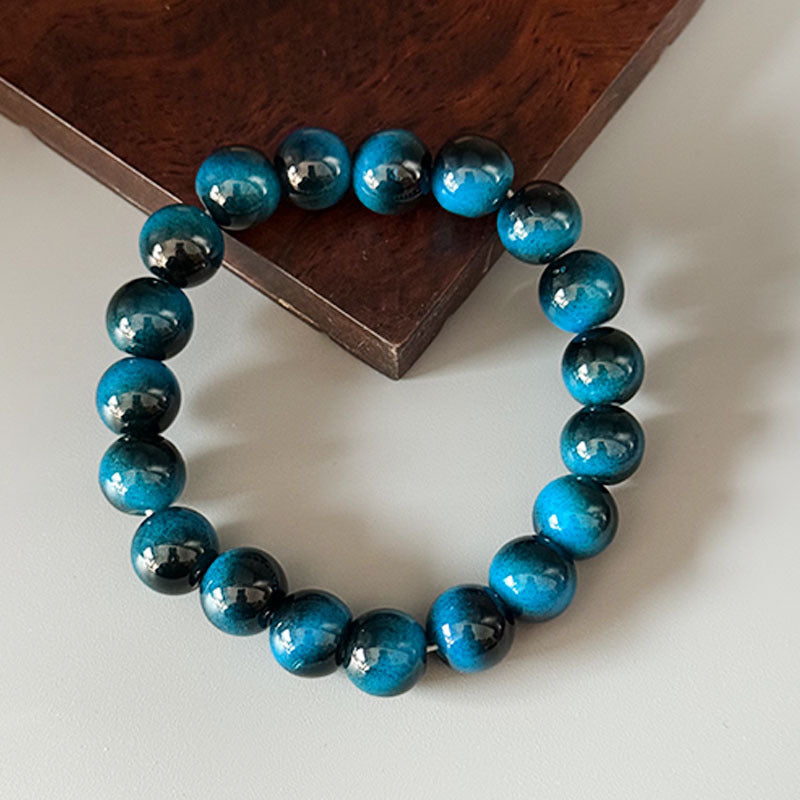 Aura Insight & Focus Strand — Collector-Grade Blue Tiger's Eye