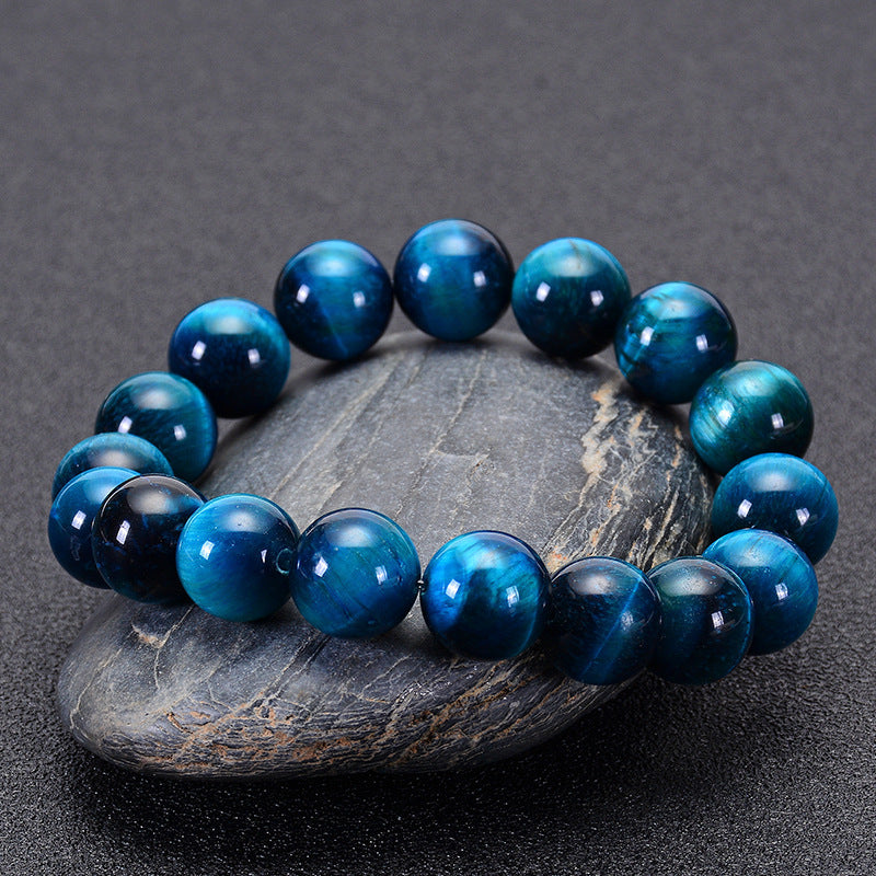 Aura Insight & Focus Strand — Collector-Grade Blue Tiger's Eye