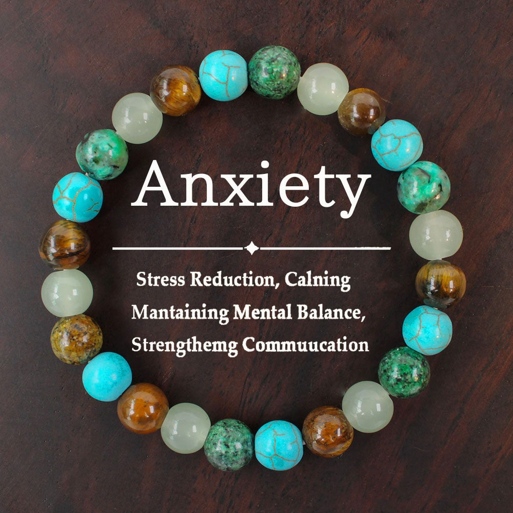 Vintage-Style Natural Stone Mixed Strand - Stress Relief & Calm Healing