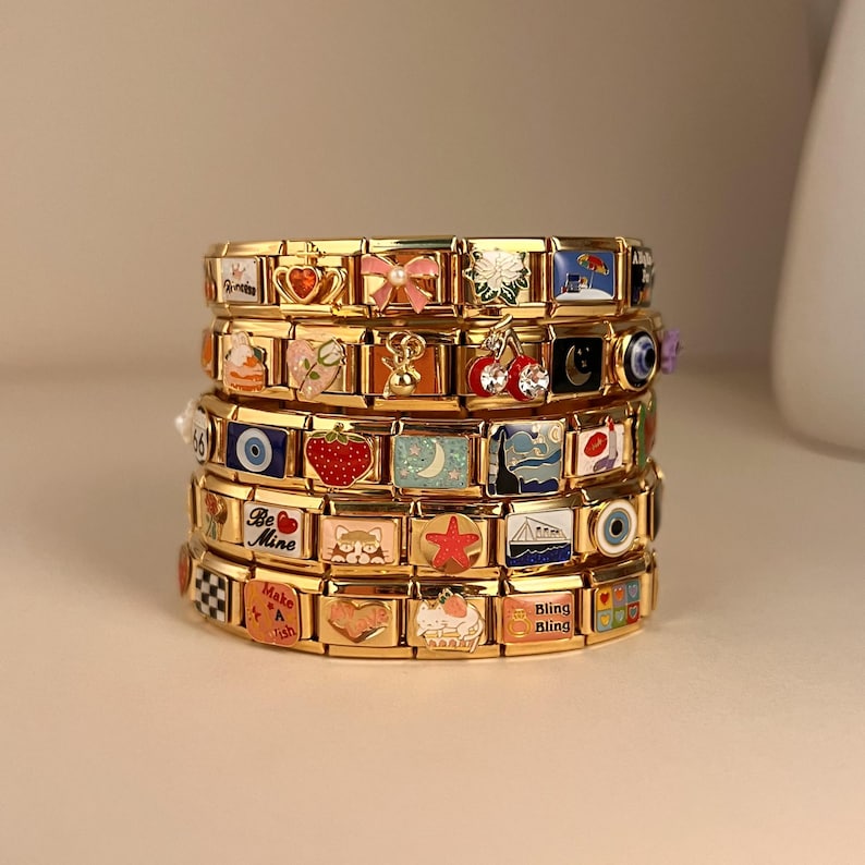 Vintage Italian Charm Bracelet — Personalized Cosmic Destiny
