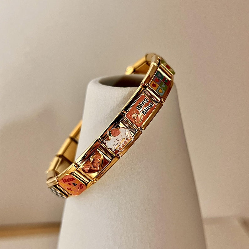 Vintage Italian Charm Bracelet — Personalized Cosmic Destiny