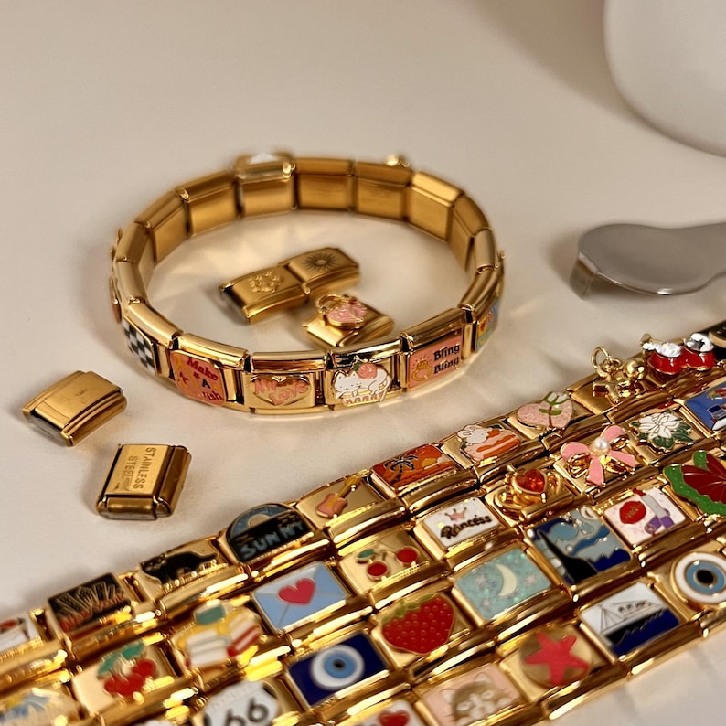 Vintage Italian Charm Bracelet — Personalized Cosmic Destiny