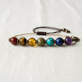 Vintage-Style Natural Stone Mixed Strand - 7 Chakras Alignment